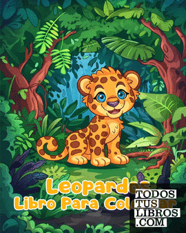Libro Para Colorear de Leopardos