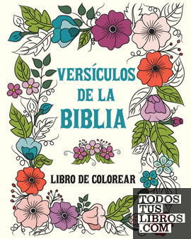 Versículos de la Biblia Libro de Colorear para Adultos y Adolescentes